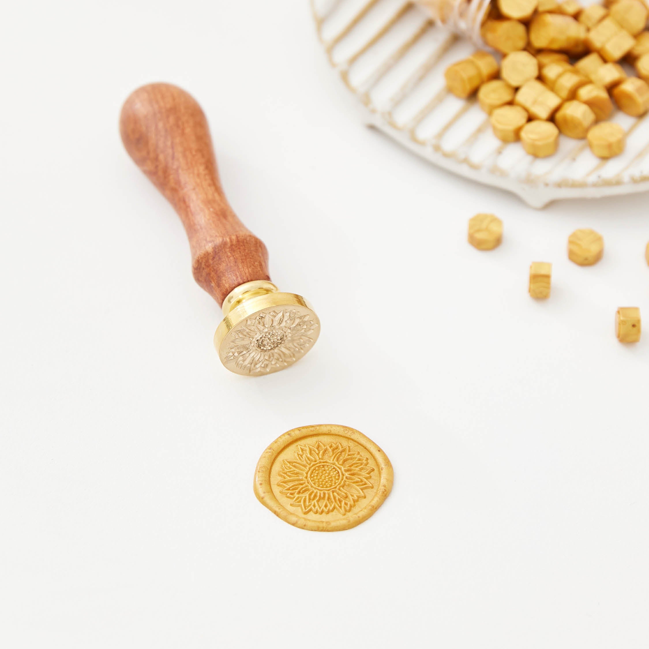 Wax Seal Stamp - Sunflower