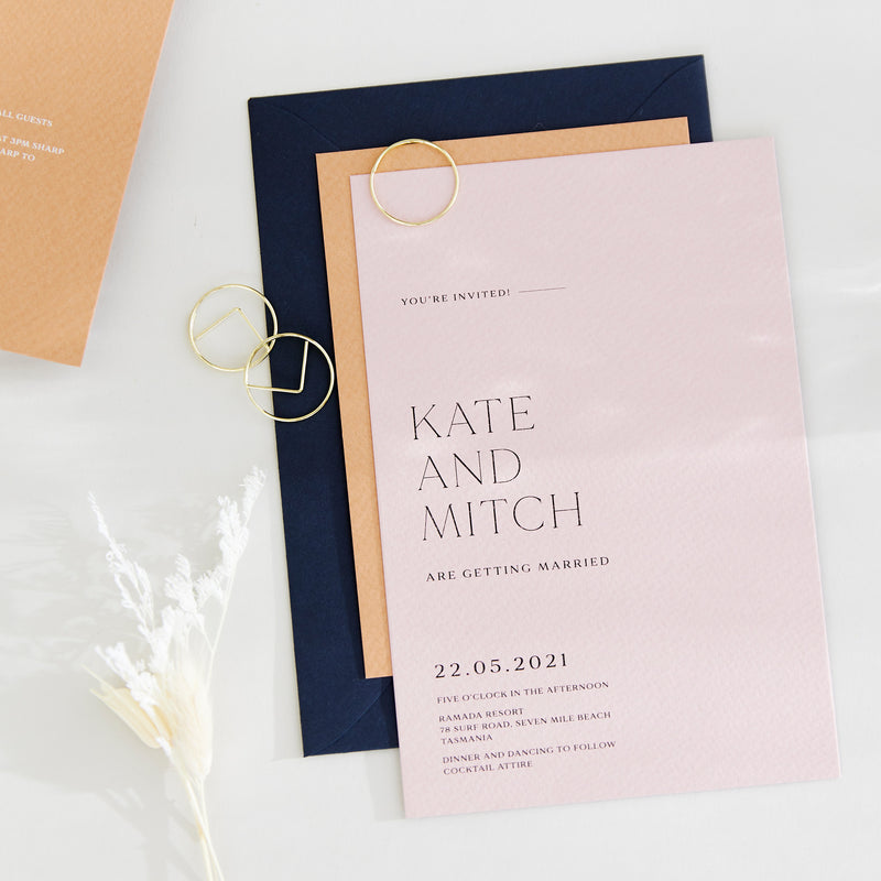 Wilde - Wedding Invitation & Envelope