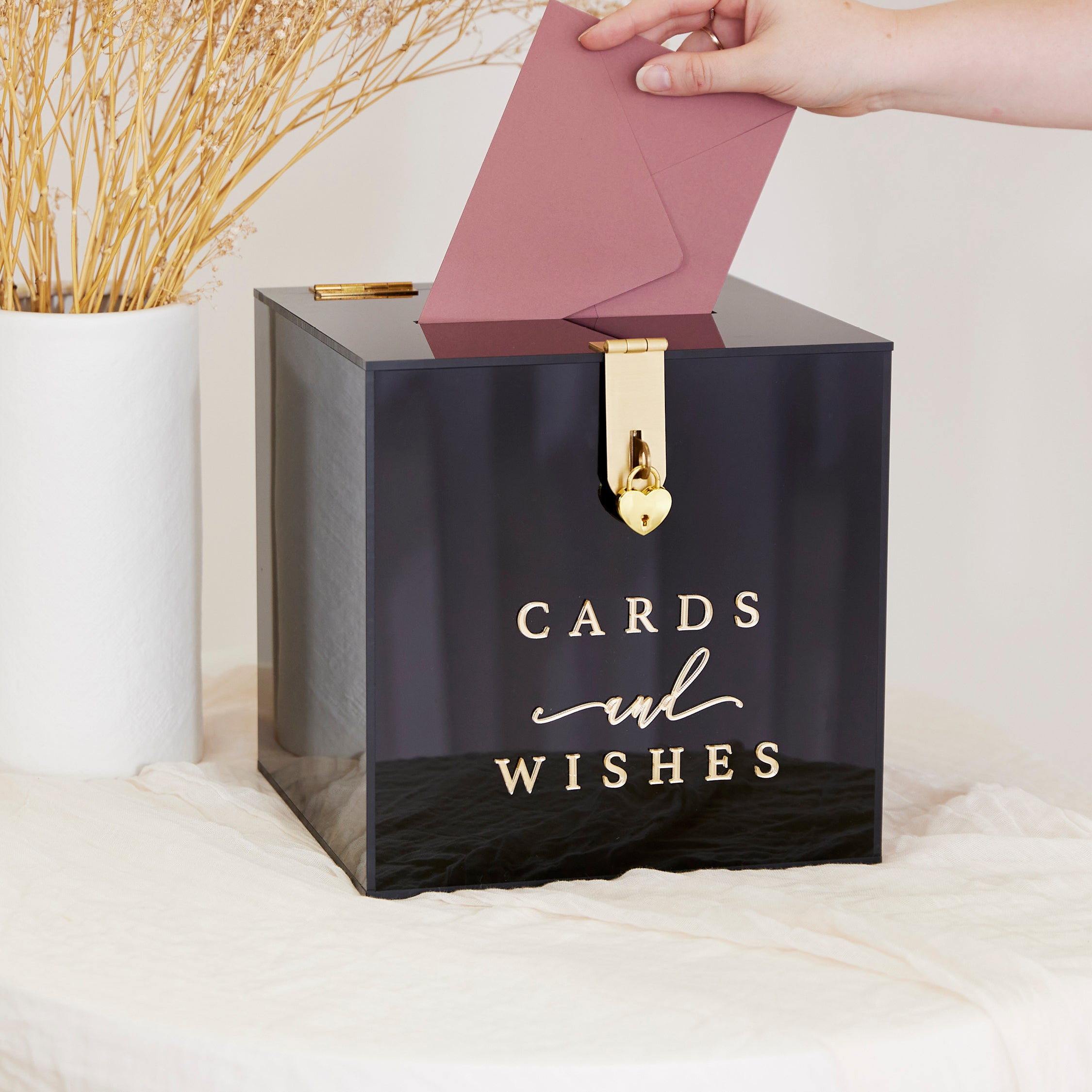 Acrylic Wishing Well - Black Gloss