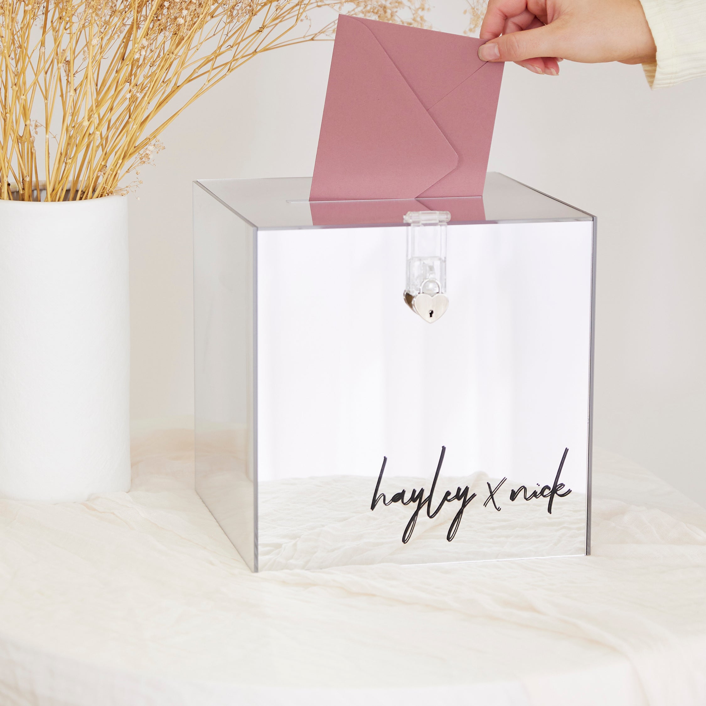 Acrylic Wishing Well - Mirror Silver