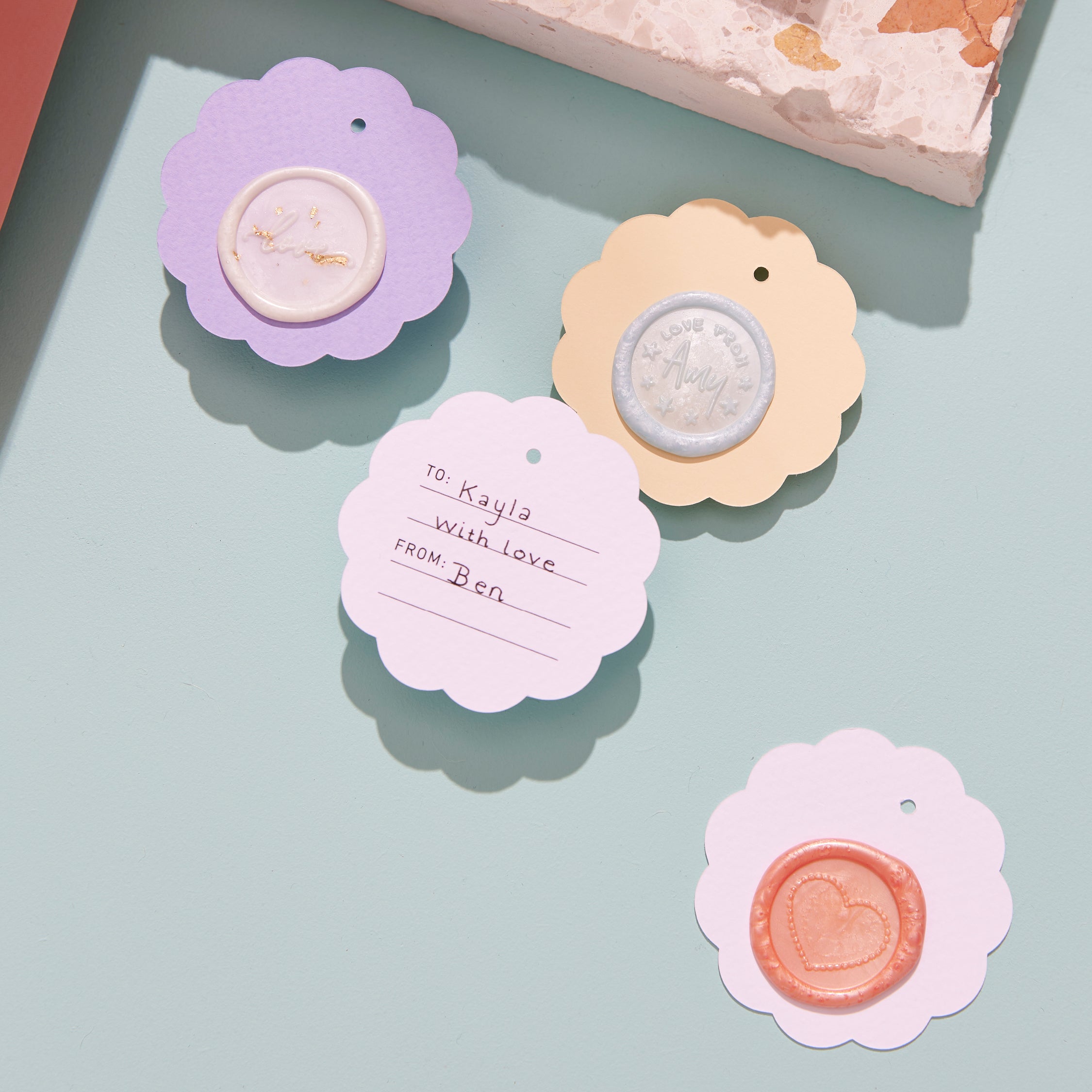 DIY Gift Tags - Scalloped Edge 6 pk