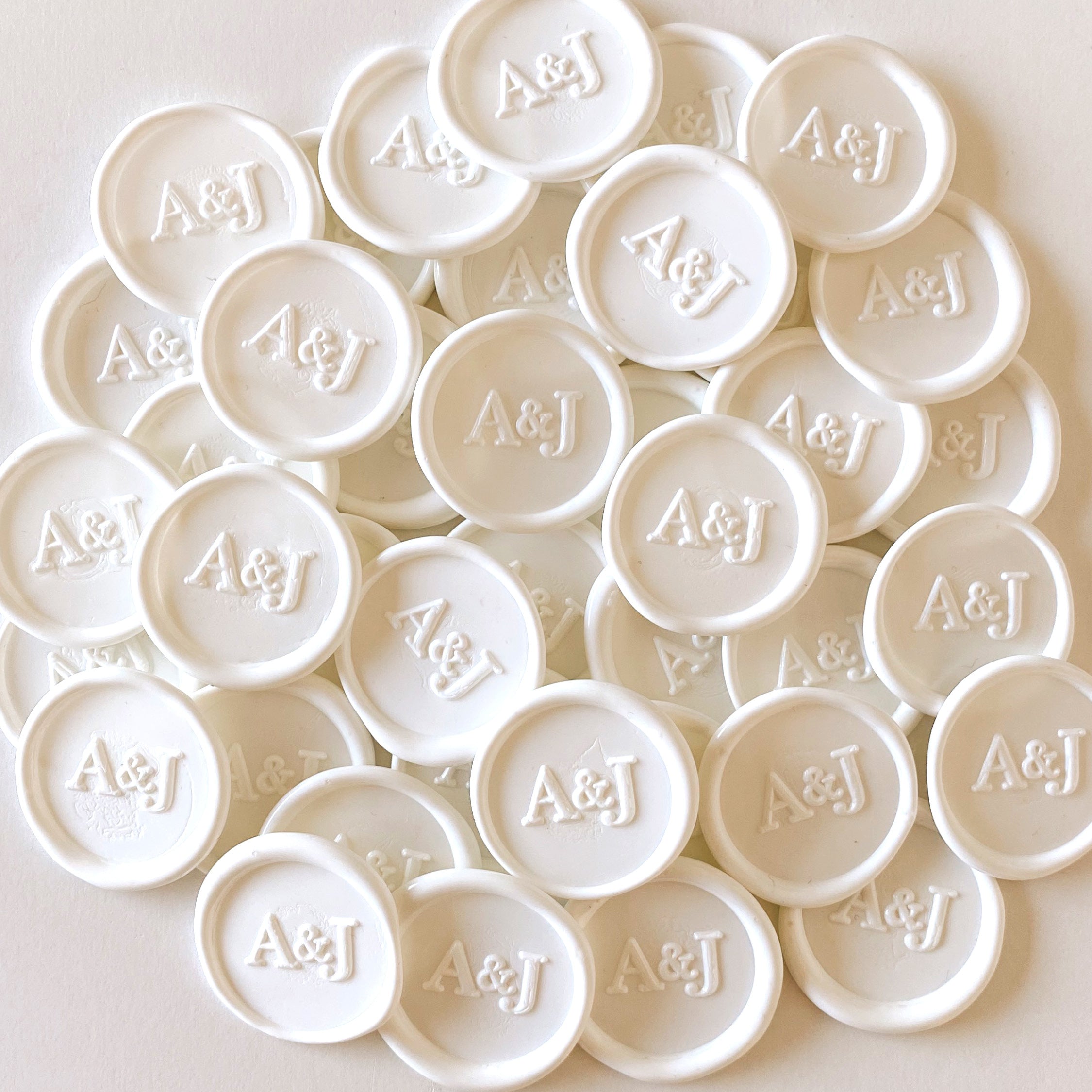 Custom Self-Adhesive Wax Seals - Circle