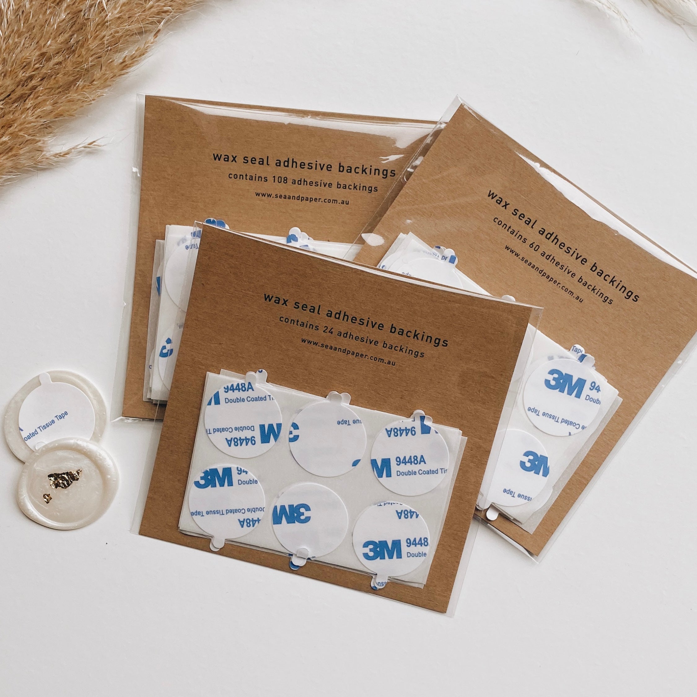 Adhesive Backing Stickers - 25mm