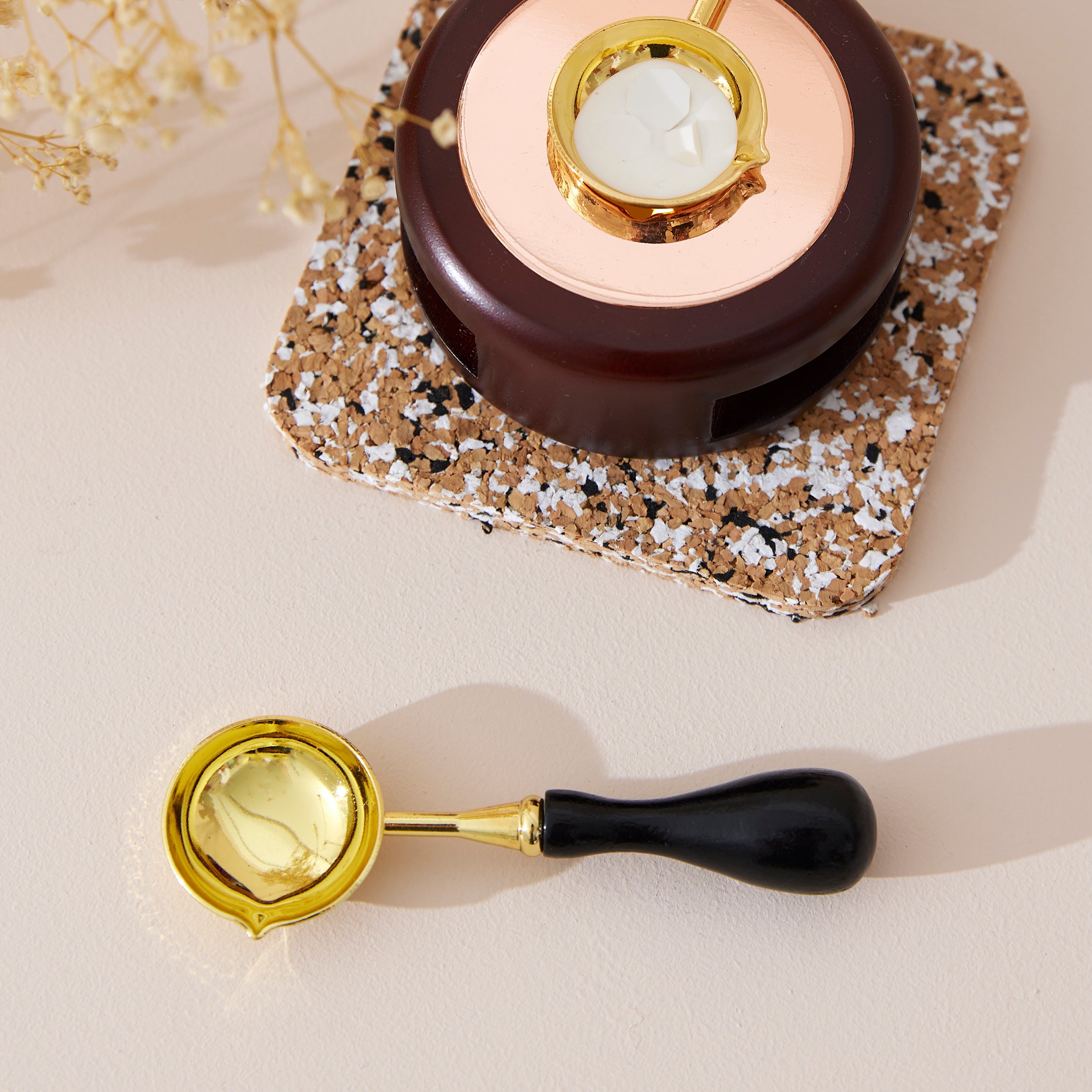 Melting Spoon - Black Handle