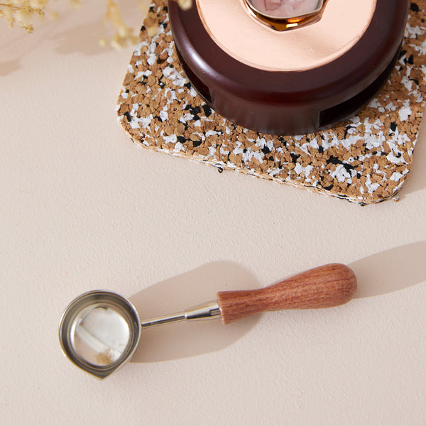 Melting Spoon - Wooden Handle