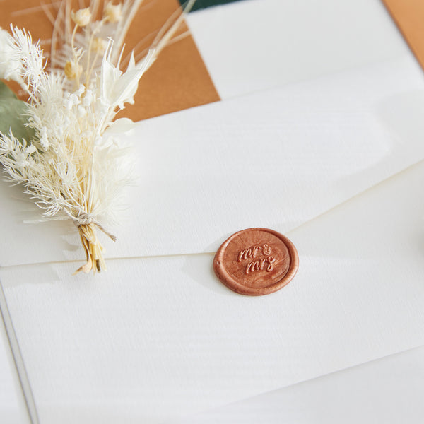 Wax Seal Stamp - Mr & Mrs