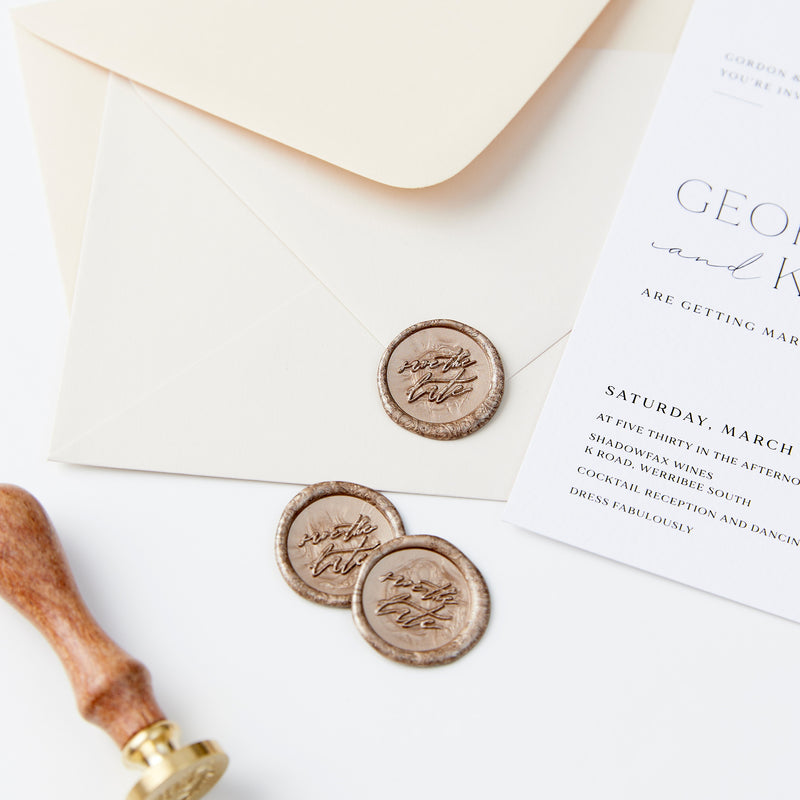 Wax Seal Stamp - Save The Date