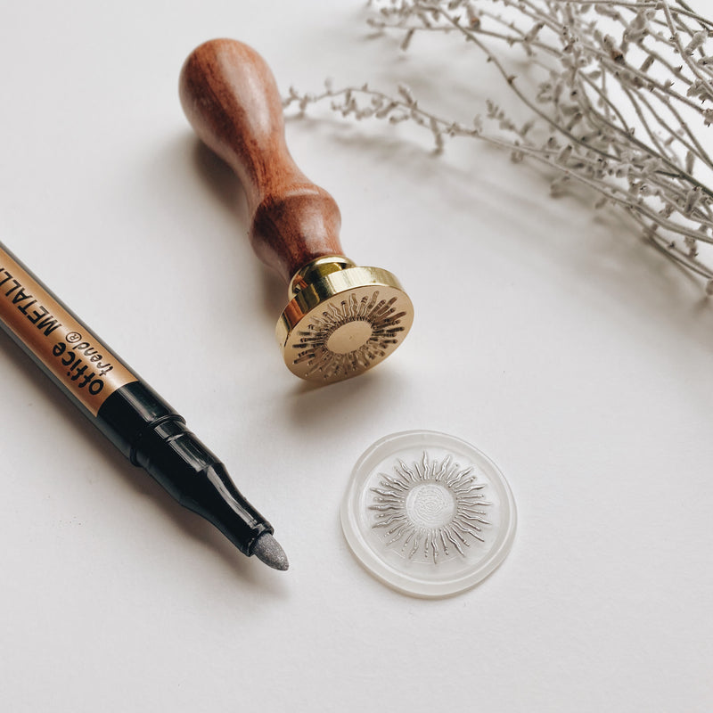 Wax Seal Stamp - Sun