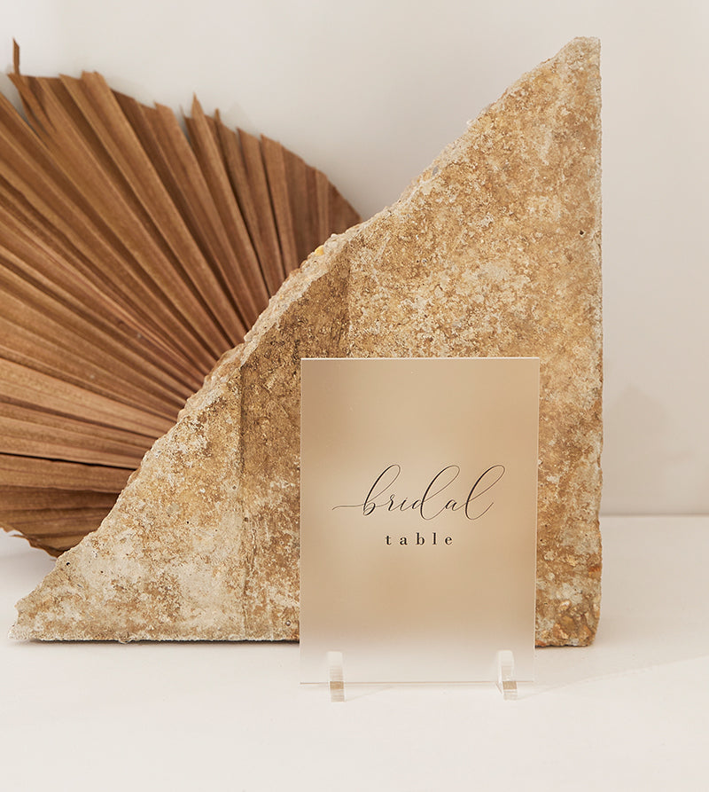 A6 Acrylic Table Numbers