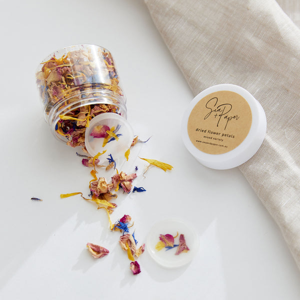 Dried Petal Jar - Pansy