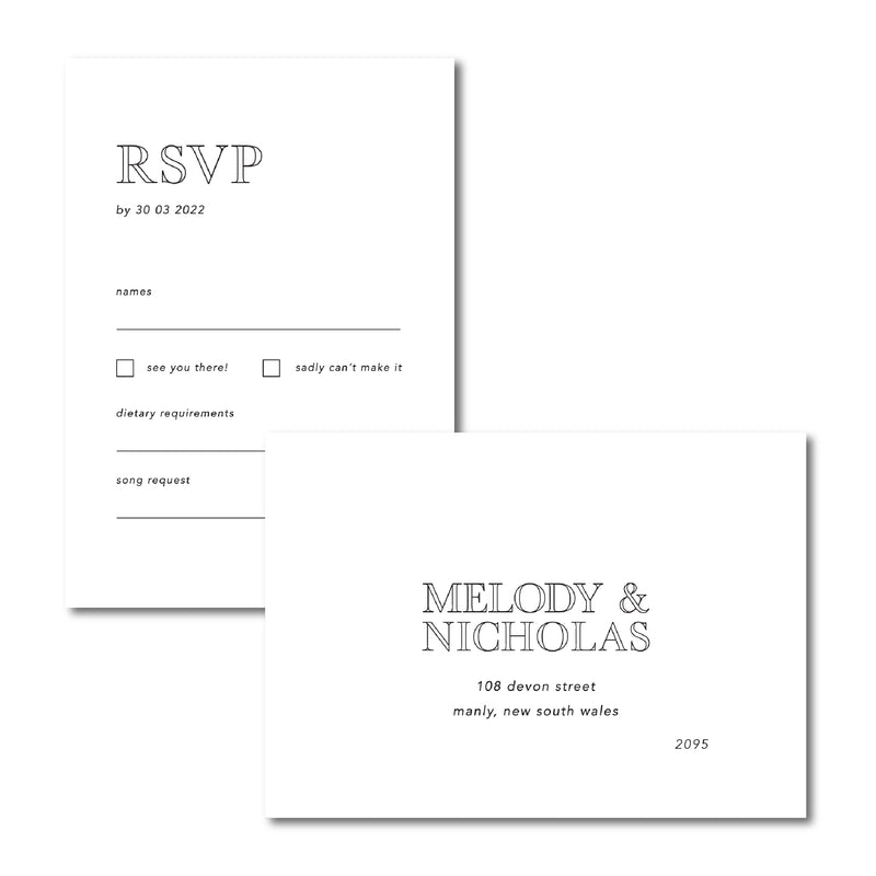 Together - RSVP Card