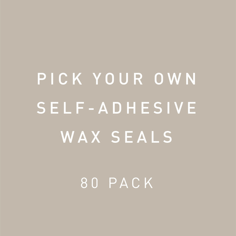 Self-Adhesive Wax Seals - 80 pk