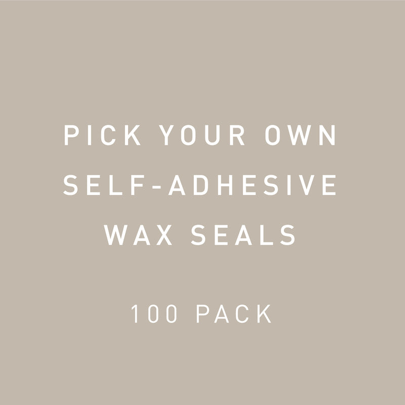 Self-Adhesive Wax Seals - 100 pk