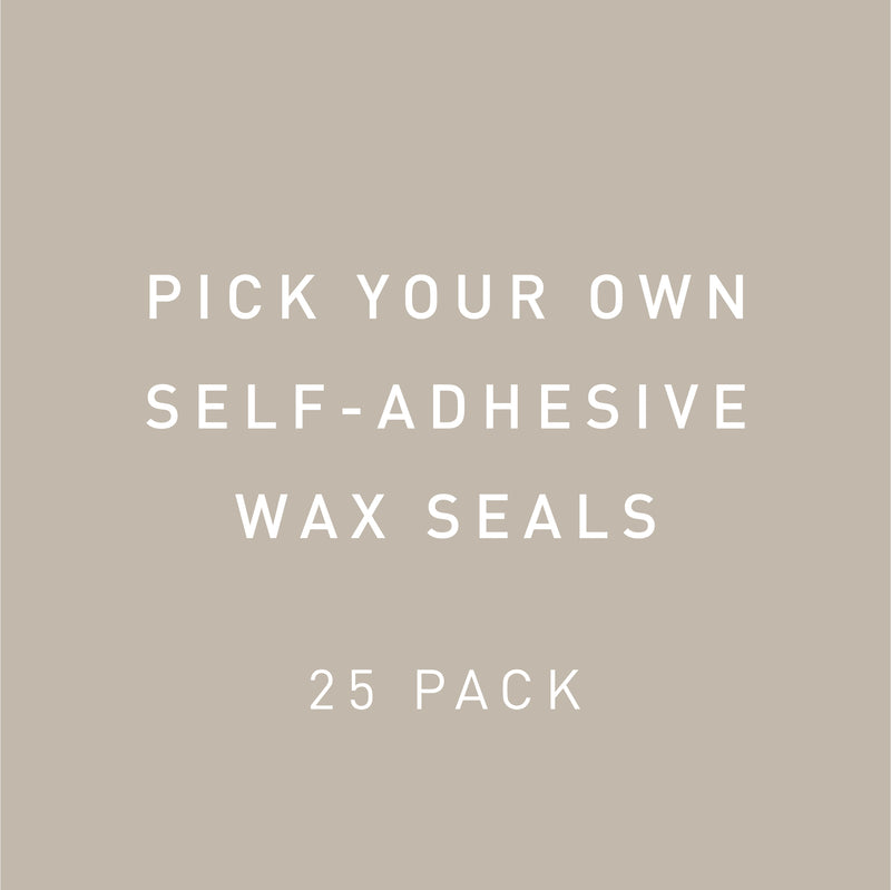 Self-Adhesive Wax Seals - 25 pk