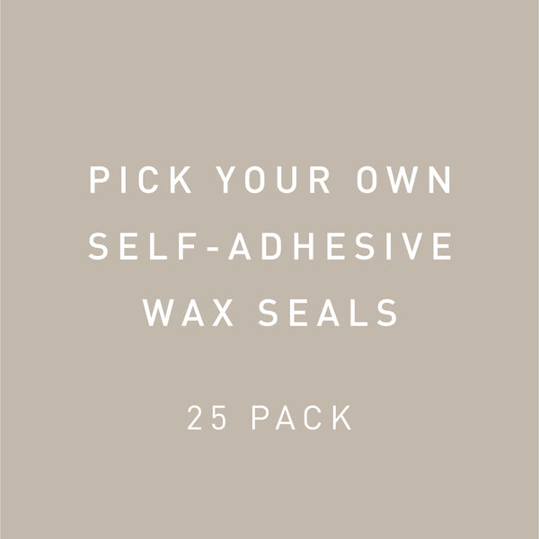 Self-Adhesive Wax Seals - 25 pk – Sea and Paper Creative Studio