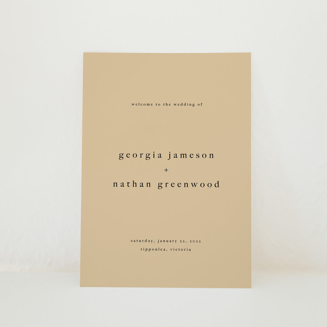 Harmony - Welcome Sign