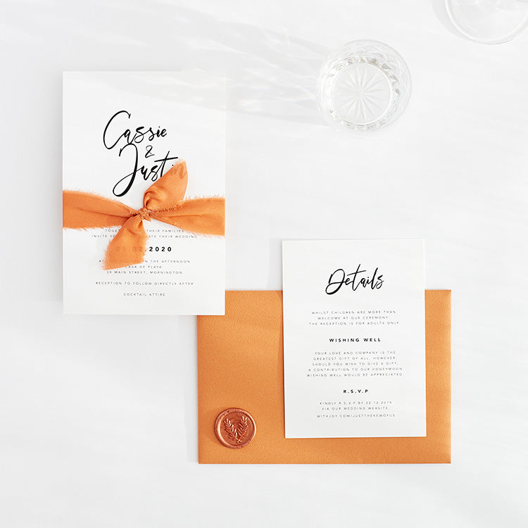 Eternity - Wedding Invitation & Envelope